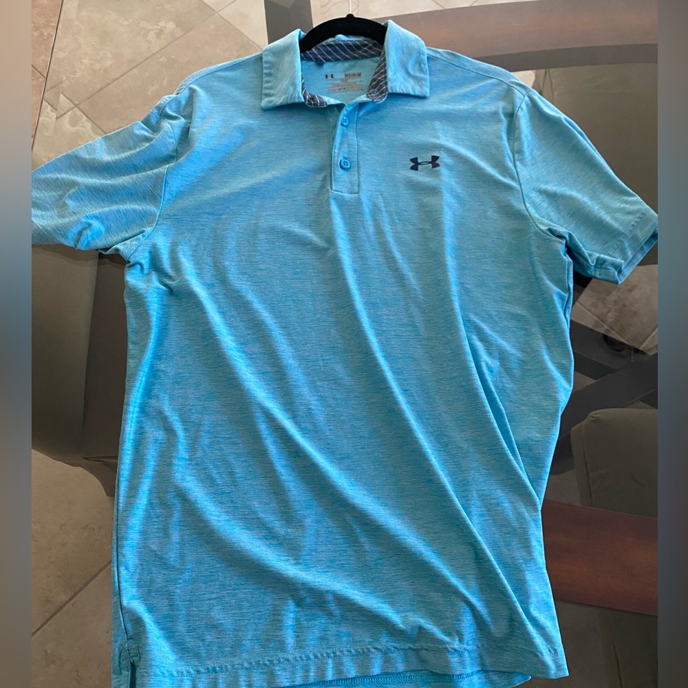 Under armour golf shirt mens medium